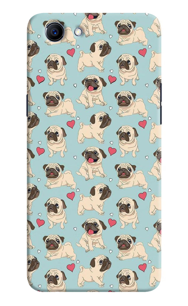 Pug Dog Realme 1 Hard Case Back Cover by Casekaro