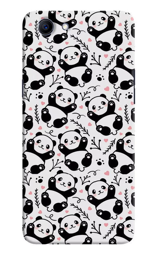 Cute Panda Realme 1 Hard Case Back Cover by Casekaro