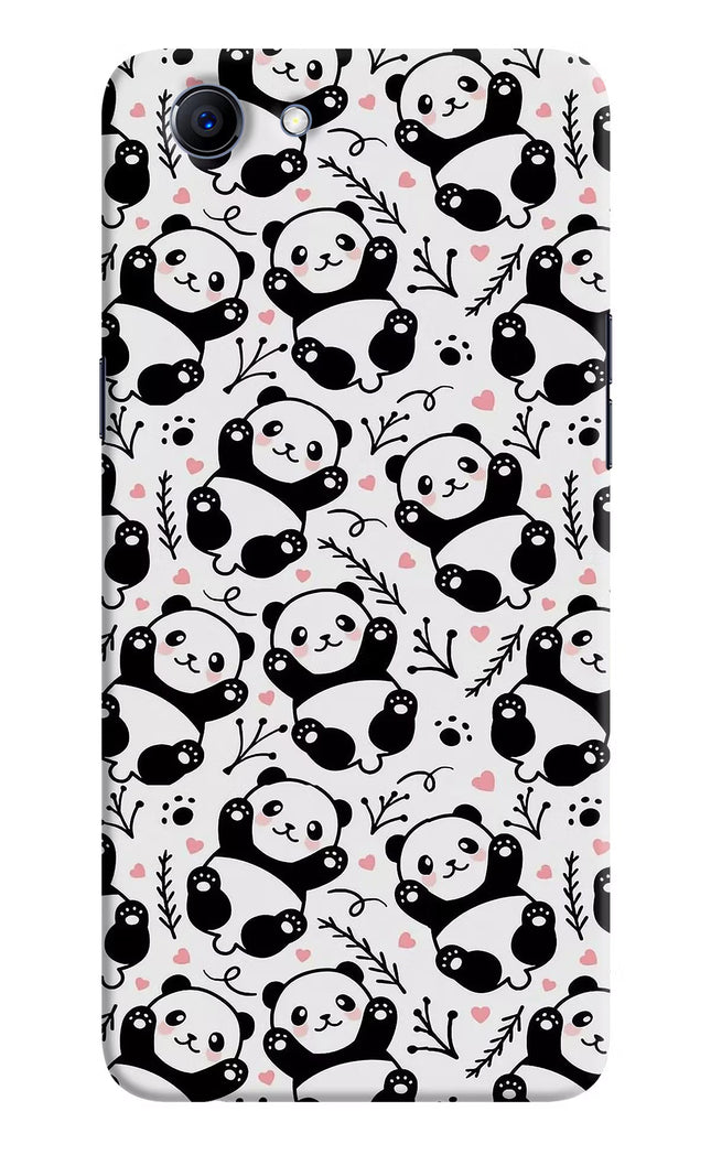 Cute Panda Realme 1 Hard Case Back Cover by Casekaro