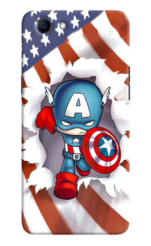 Captain America Realme 1 Hard Case Back Cover by Casekaro