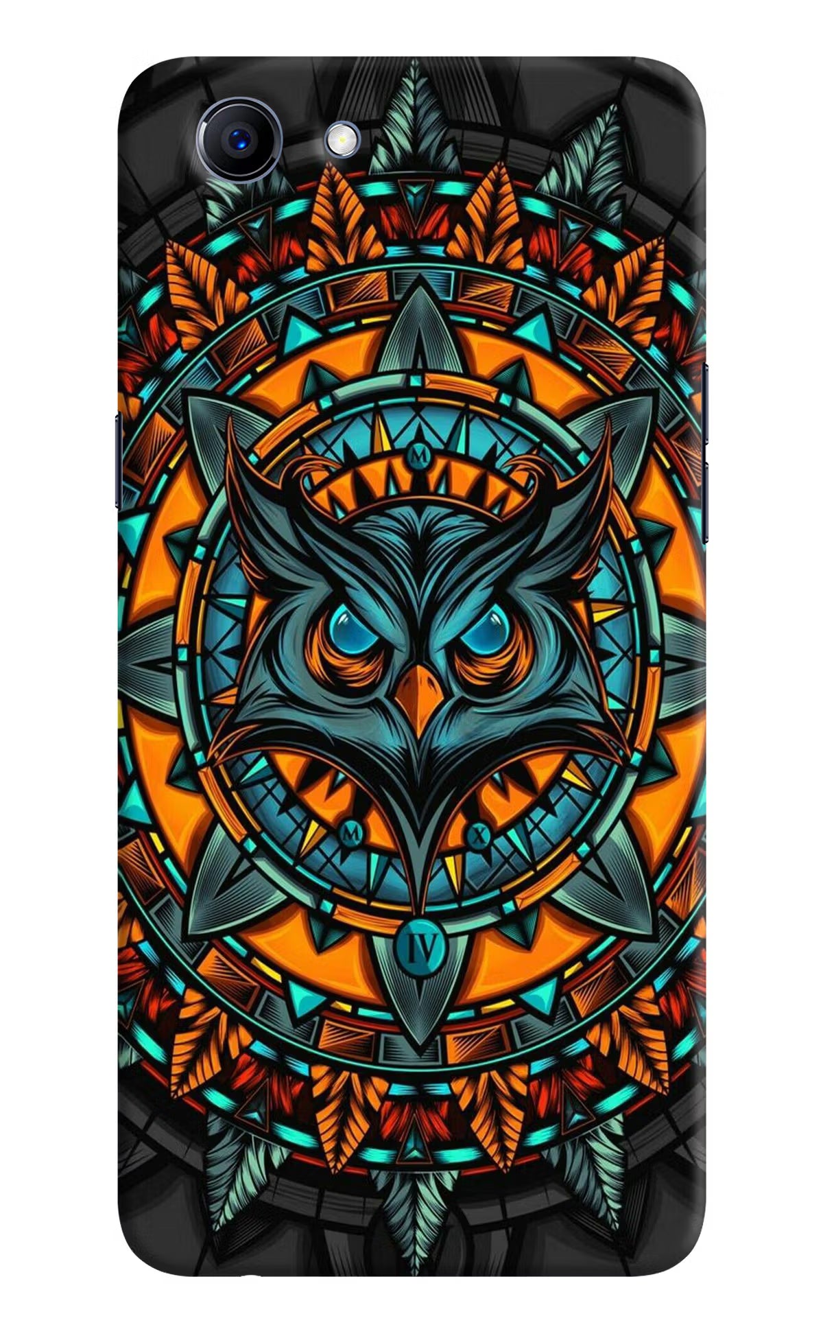 Angry Owl Art Realme 1 Hard Case Back Cover by Casekaro