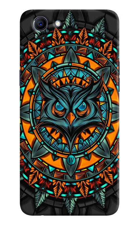 Angry Owl Art Realme 1 Back Cover