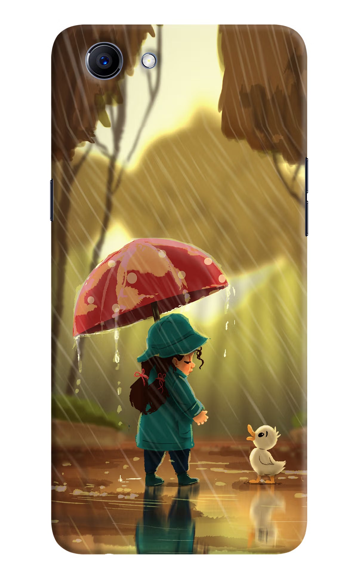 Rainy Day Realme 1 Hard Case Back Cover by Casekaro