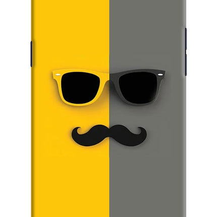 Sunglasses with Mustache Realme 1 Hard Case Back Cover by Casekaro