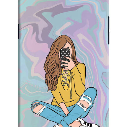 Selfie Girl Realme 1 Hard Case Back Cover by Casekaro