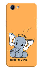 High On Music Realme 1 Hard Case Back Cover by Casekaro