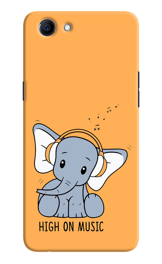 High On Music Realme 1 Hard Case Back Cover by Casekaro