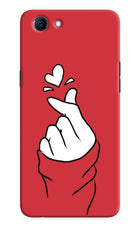 Korean Love Sign Realme 1 Hard Case Back Cover by Casekaro