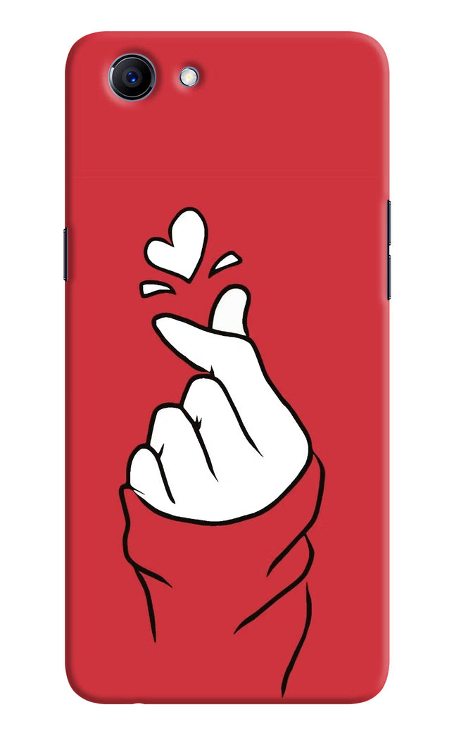 Korean Love Sign Realme 1 Hard Case Back Cover by Casekaro