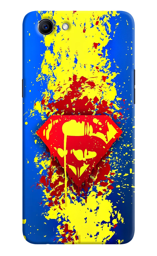 Superman logo Realme 1 Hard Case Back Cover by Casekaro