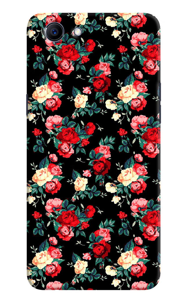 Rose Pattern Realme 1 Hard Case Back Cover by Casekaro