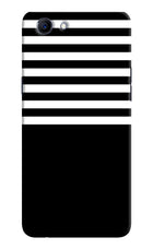 Black and White Print Realme 1 Hard Case Back Cover by Casekaro