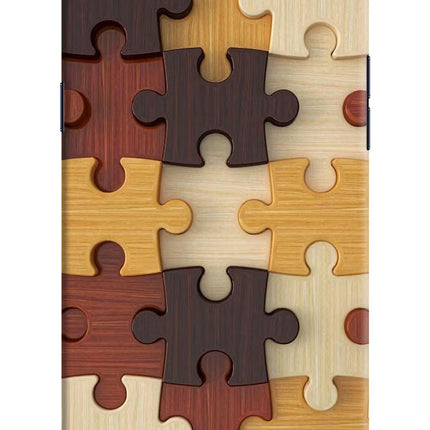 Wooden Puzzle Realme 1 Hard Case Back Cover by Casekaro