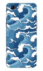 Blue Waves Realme 1 Hard Case Back Cover by Casekaro