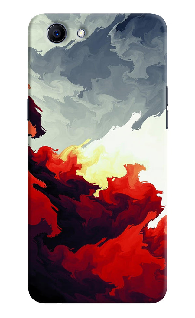 Fire Cloud Realme 1 Hard Case Back Cover by Casekaro