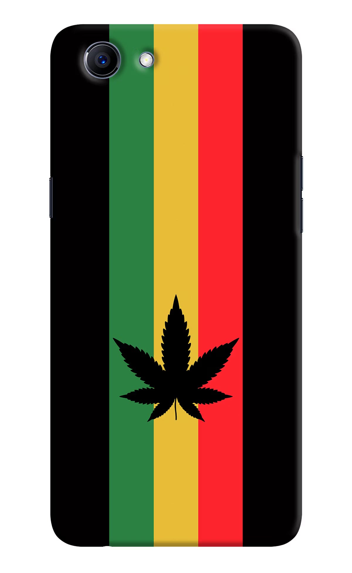 Weed Flag Realme 1 Hard Case Back Cover by Casekaro