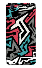 Geometric Graffiti Realme 1 Hard Case Back Cover by Casekaro