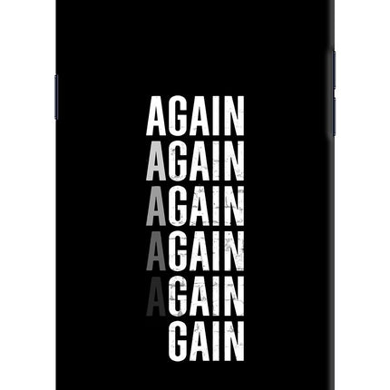 Again Again Gain Realme 1 Hard Case Back Cover by Casekaro