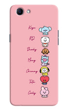 BTS names Realme 1 Hard Case Back Cover by Casekaro