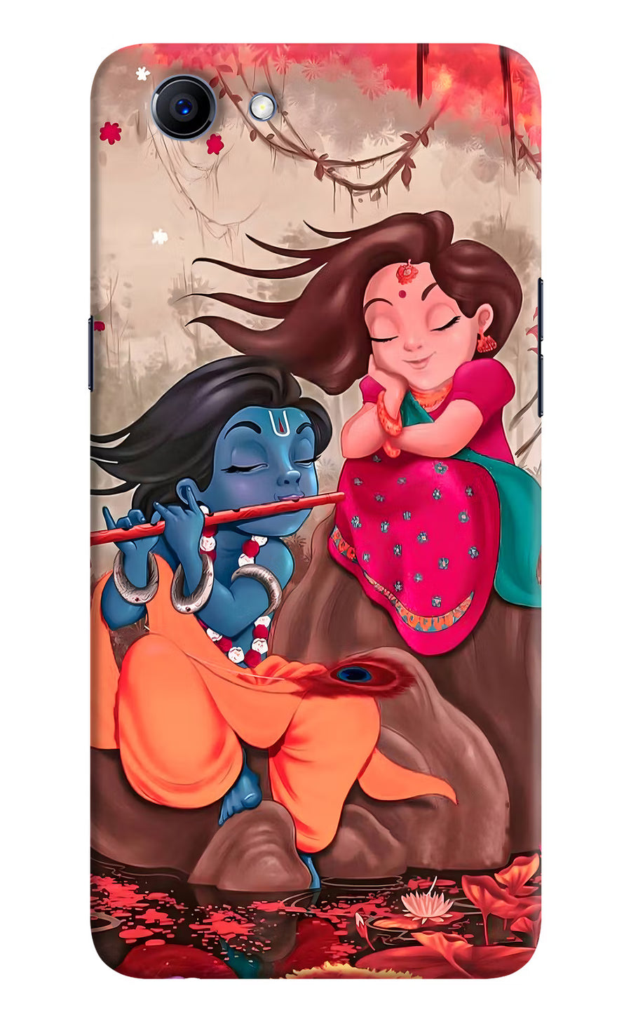 Radhe Krishna Realme 1 Back Cover, Hard case