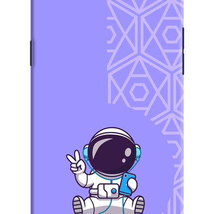 Cute Astronaut Chilling Realme 1 Hard Case Back Cover by Casekaro