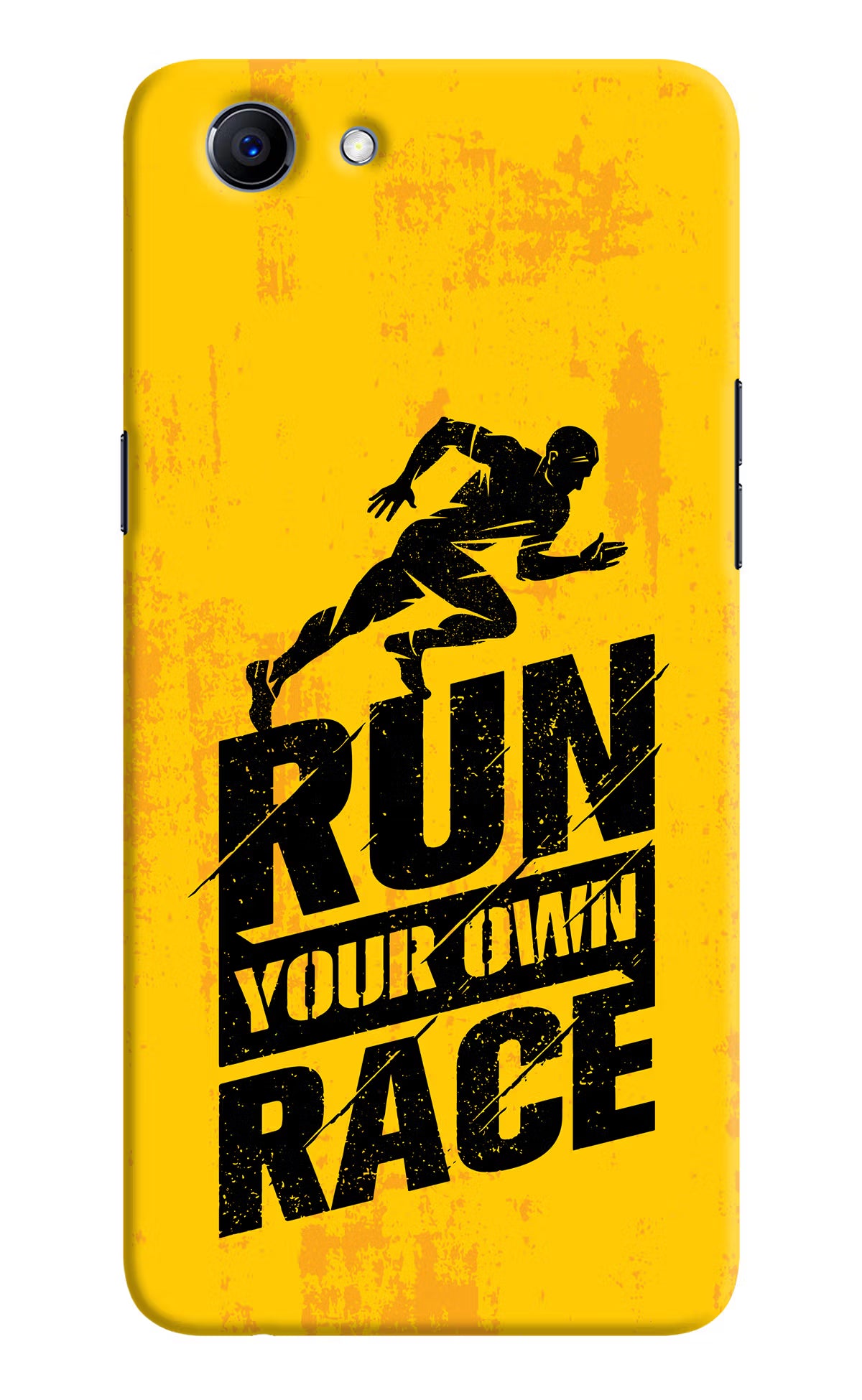 Run Your Own Race Realme 1 Hard Case Back Cover by Casekaro