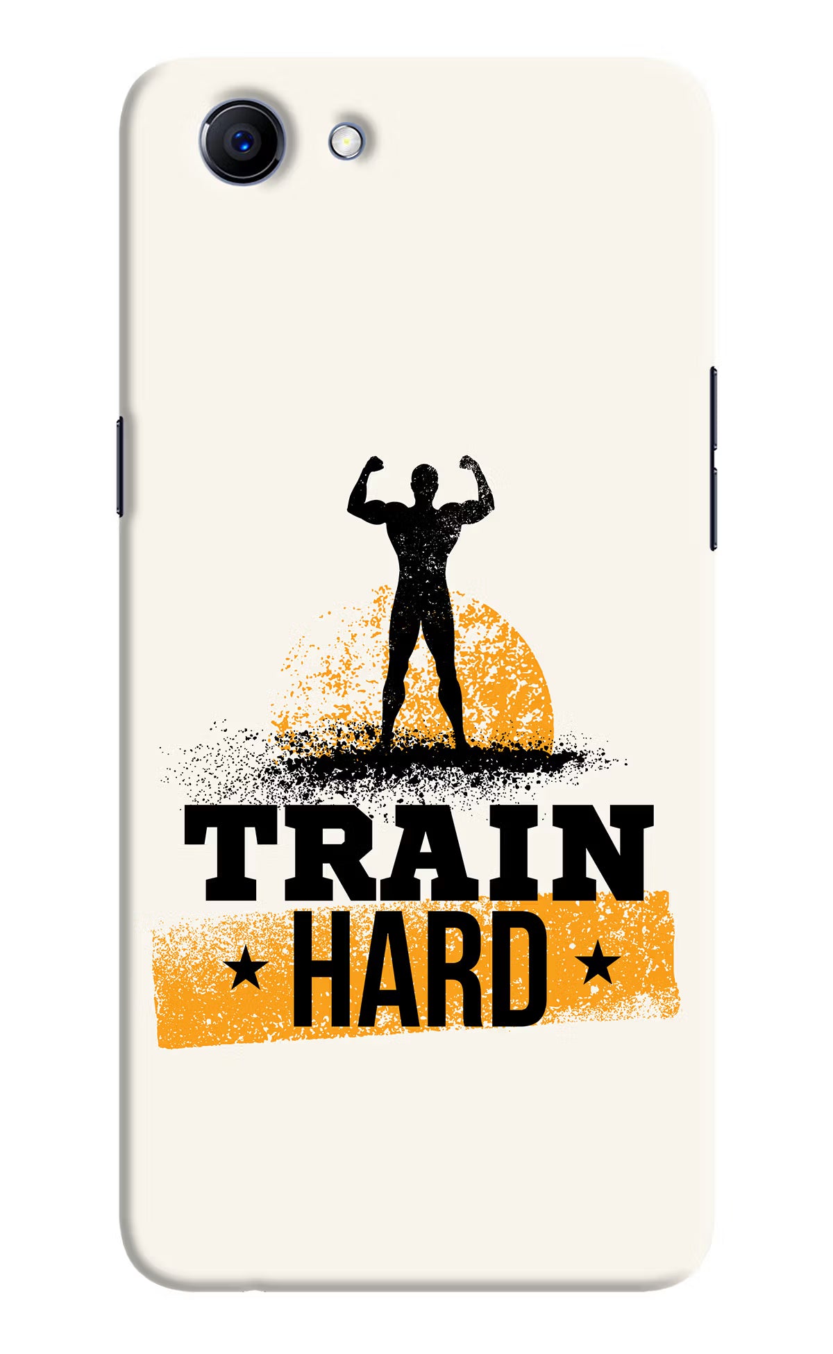Train Hard Realme 1 Hard Case Back Cover by Casekaro