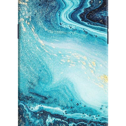 Blue Glitter Marble Realme 1 Hard Case Back Cover by Casekaro