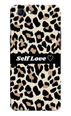 Leopard Print Self Love Realme 1 Hard Case Back Cover by Casekaro