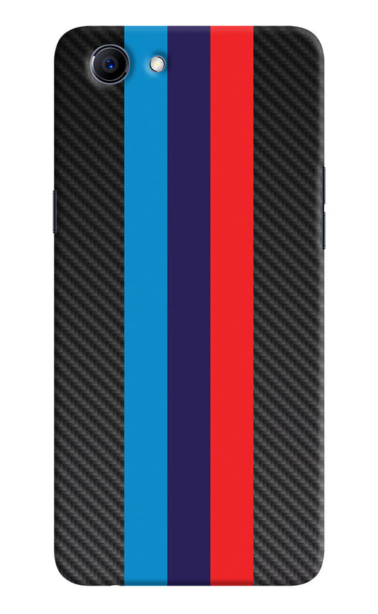 BMW Stripes Pattern Realme 1 Hard Case Back Cover by Casekaro