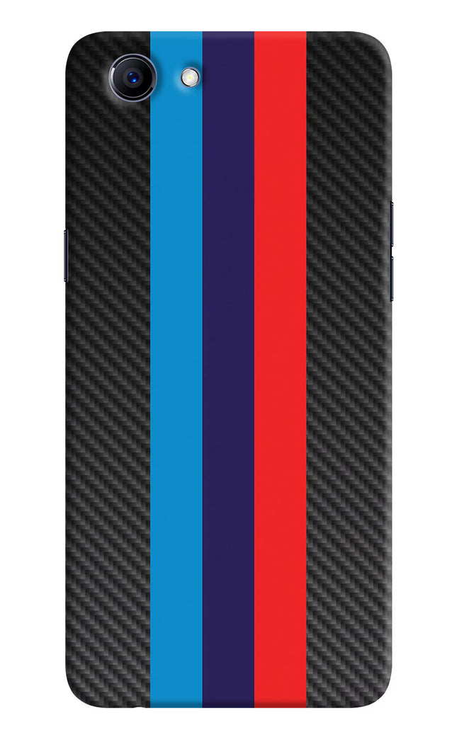 BMW Stripes Pattern Realme 1 Hard Case Back Cover by Casekaro