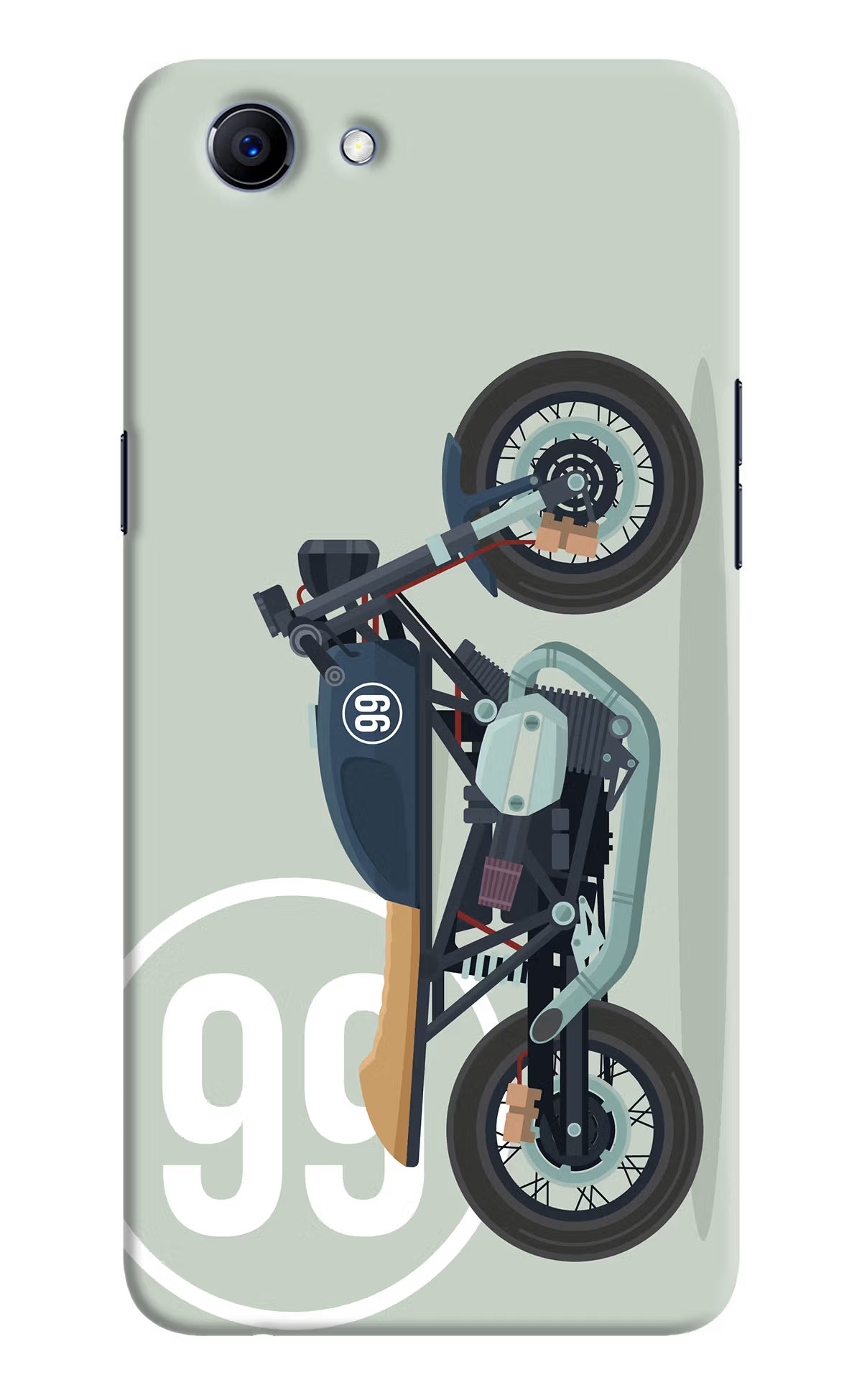 Classic Cafe Racer 99 Realme 1 Hard Case Back Cover by Casekaro