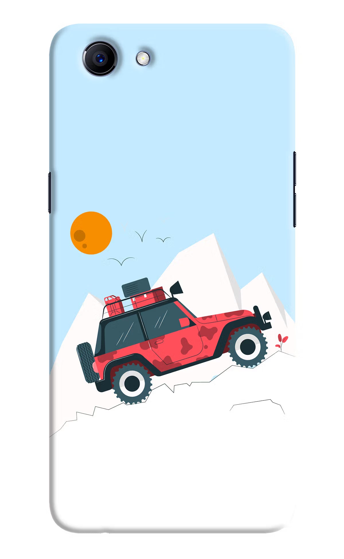 Mountain Trail Beast Realme 1 Hard Case Back Cover by Casekaro