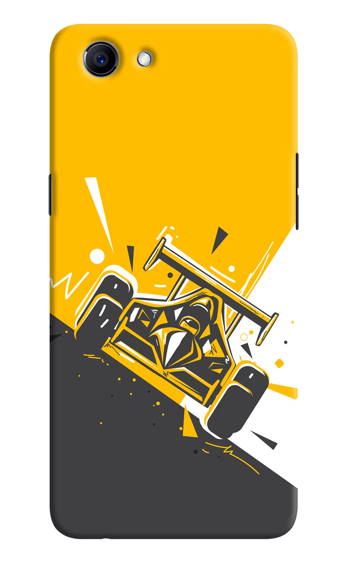 Track King Realme 1 Hard Case Back Cover by Casekaro