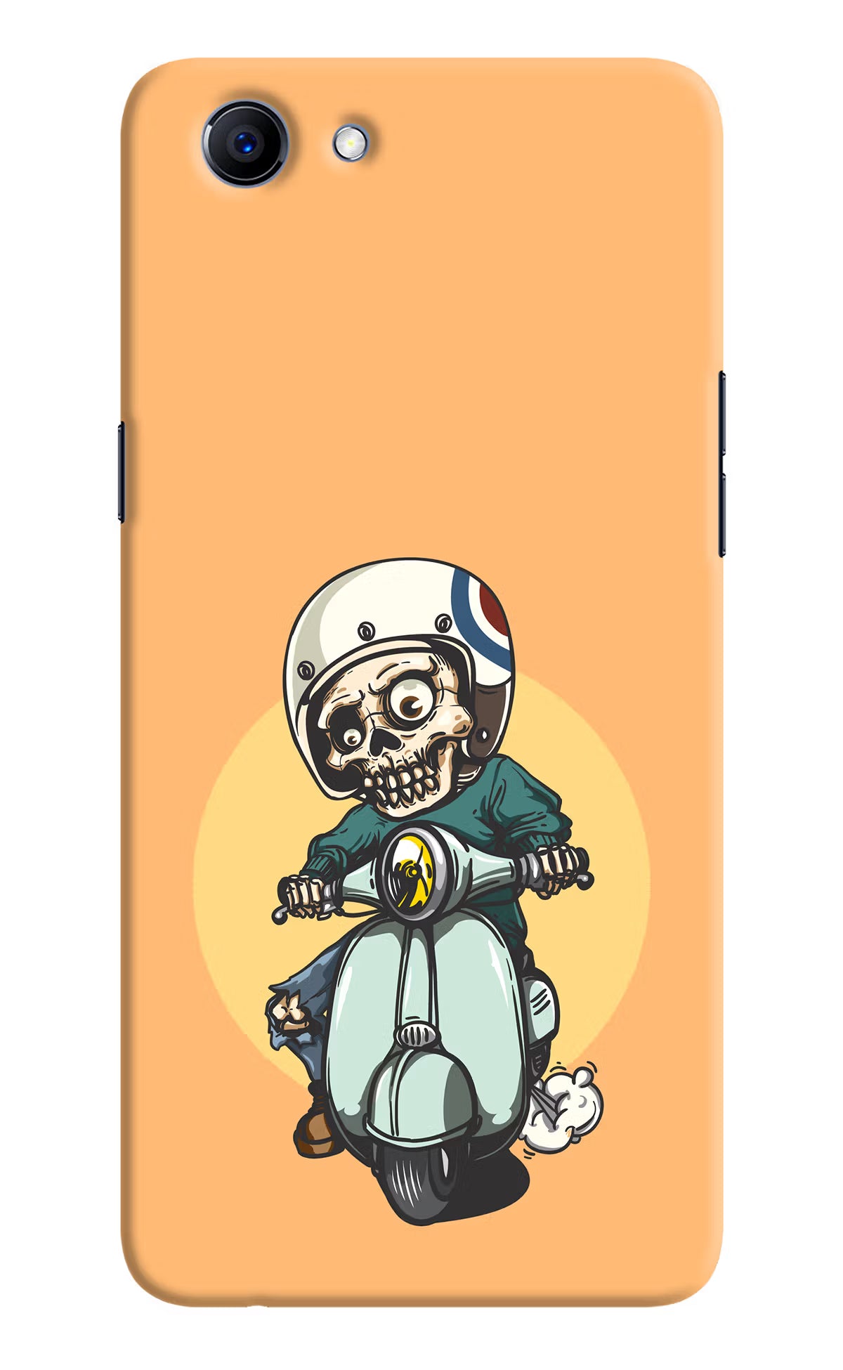 Undead Biker Realme 1 Hard Case Back Cover by Casekaro