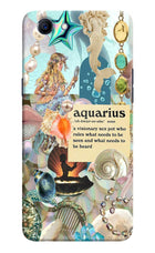 Aquarius Zodiac Realme 1 Hard Case Back Cover by Casekaro