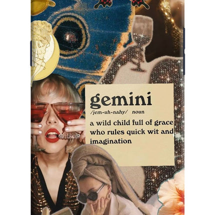 Gemini Zodiac Realme 1 Hard Case Back Cover by Casekaro