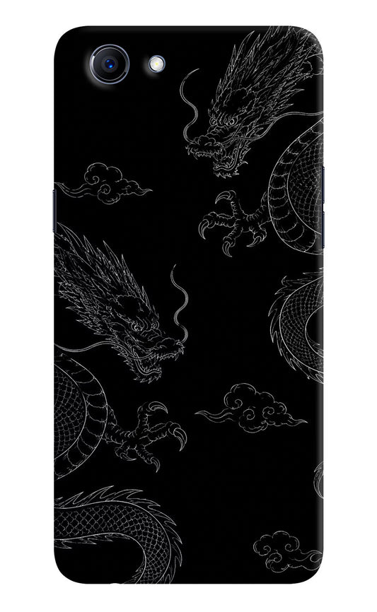 Twin Dragons Realme 1 Hard Case Back Cover by Casekaro