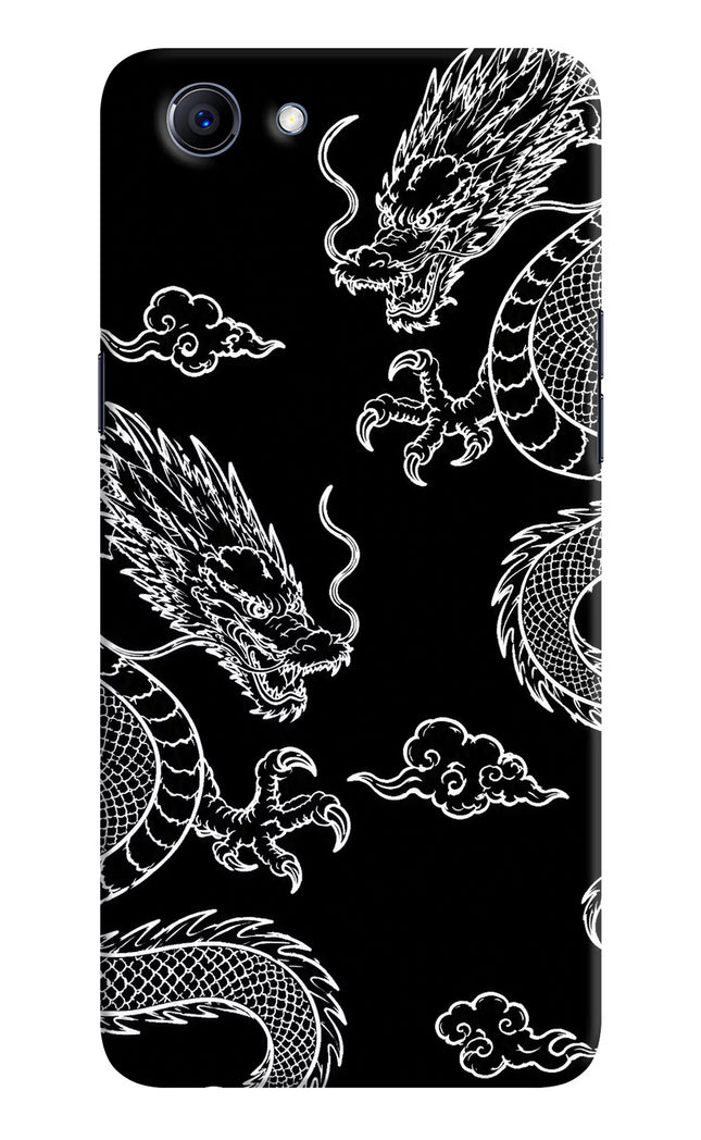Twin Dragons Realme 1 Hard Case Back Cover by Casekaro