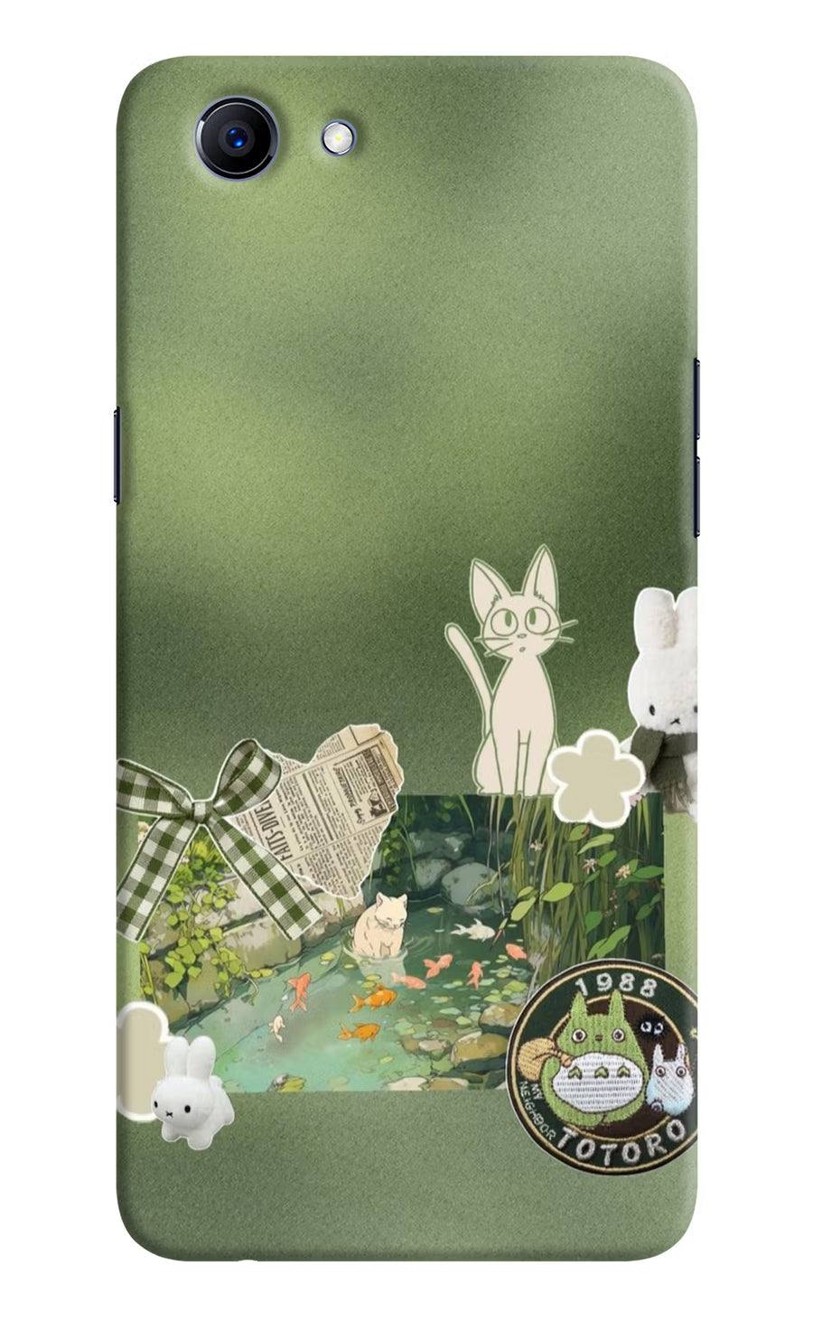 Aesthetic anime Realme 1 Back Cover, Hard case