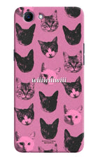 Pink Cats Realme 1 Hard Case Back Cover by Casekaro