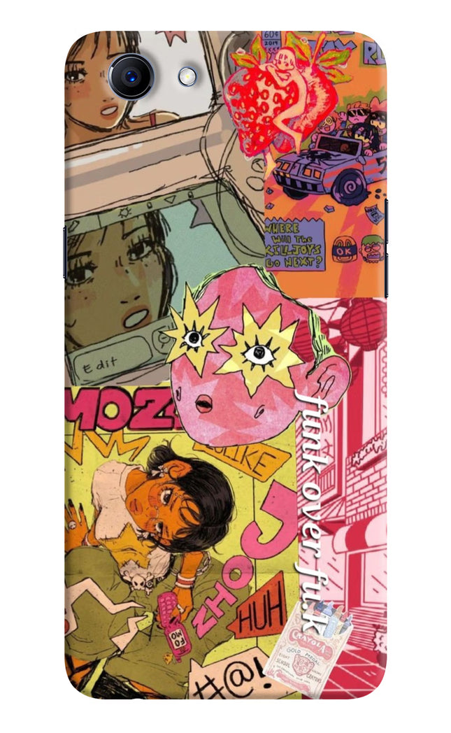Funkover Realme 1 Hard Case Back Cover by Casekaro