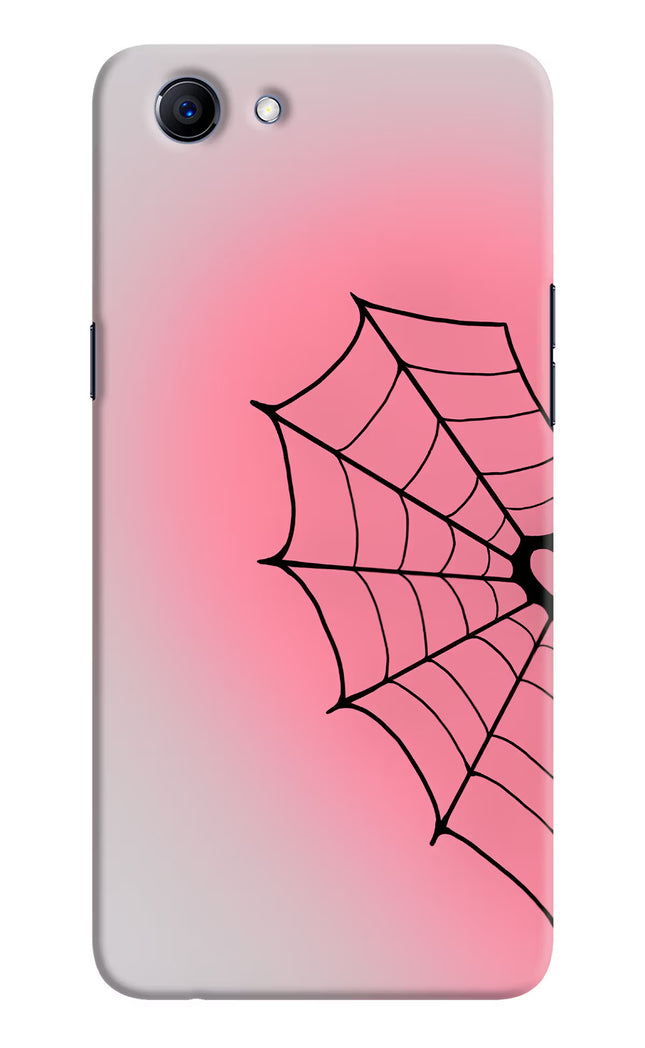 Pink Web Realme 1 Hard Case Back Cover by Casekaro