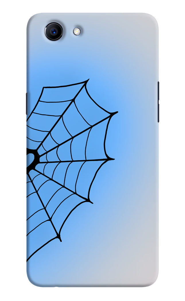 Blue Web Realme 1 Hard Case Back Cover by Casekaro