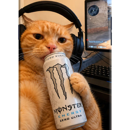 Gamer Cat Energy Realme 1 Hard Case Back Cover by Casekaro
