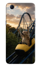 Rollercoaster Dog Realme 1 Hard Case Back Cover by Casekaro