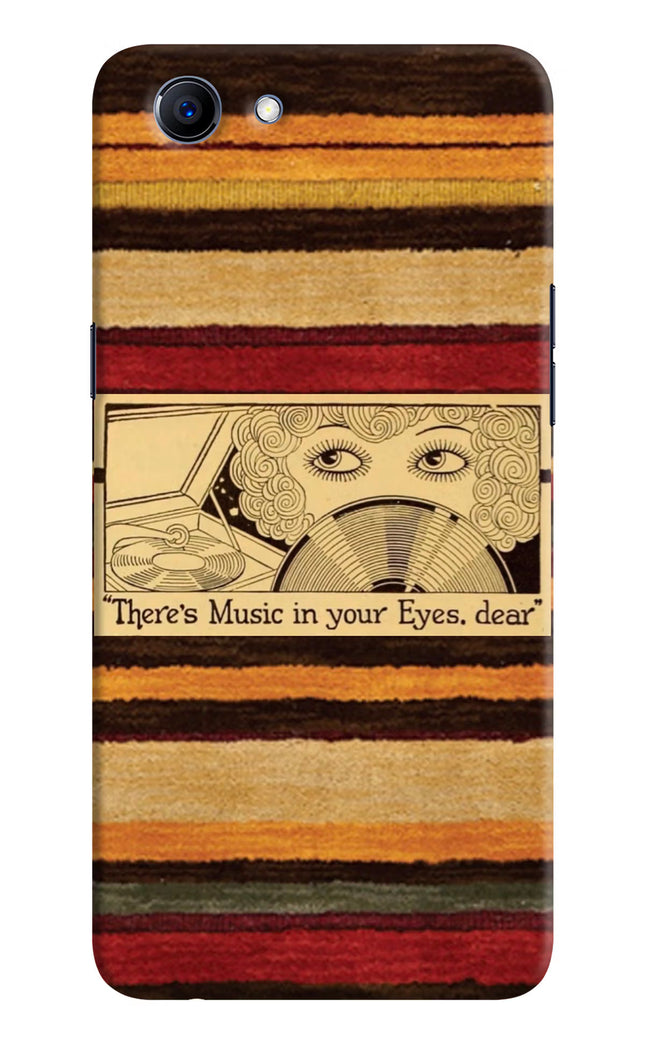 Vinyl Stripes Realme 1 Hard Case Back Cover by Casekaro