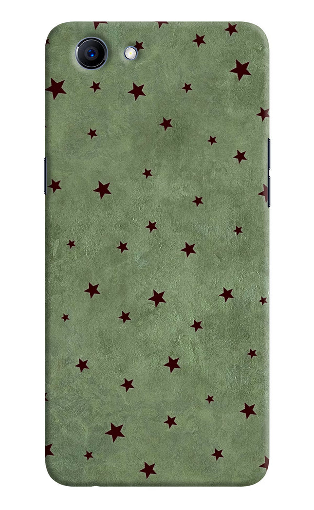 Green Stars Realme 1 Hard Case Back Cover by Casekaro
