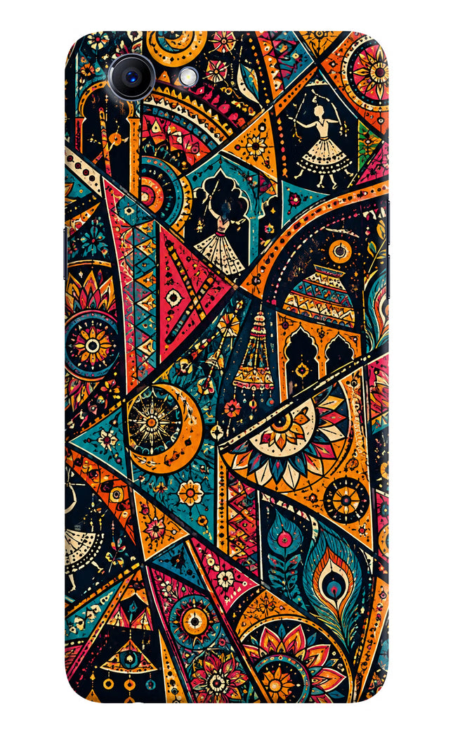 Folk Print Realme 1 Hard Case Back Cover by Casekaro