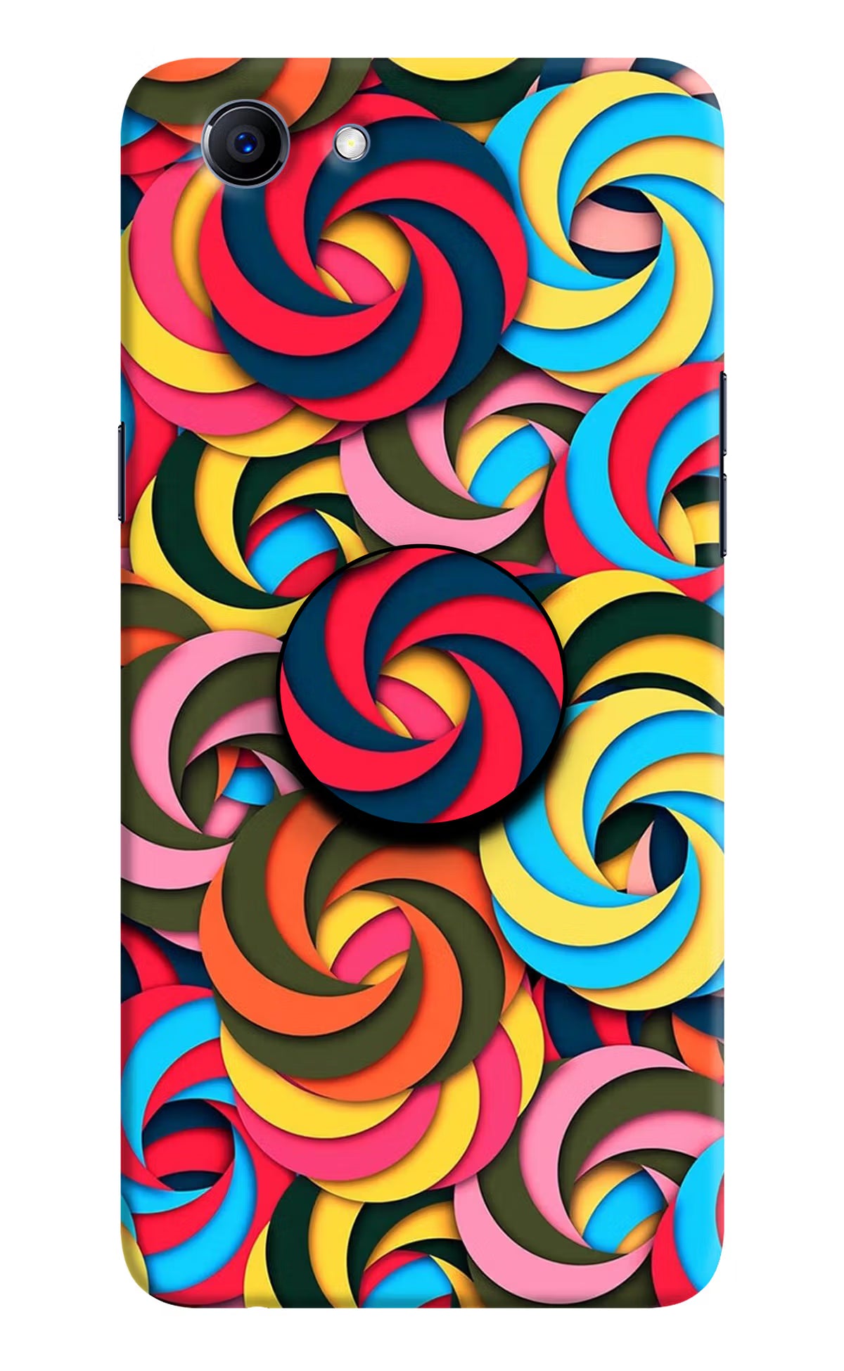 Spiral Pattern Realme 1 Pop Case by Casekaro